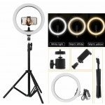 Wholesale 12 inch Selfie Ring Light with 76 inch Tripod Stand & Cell Phone Holder for Live Stream, Makeup, YouTube Video, Photography TikTok, & More Compatible with Universal Phone (Black)